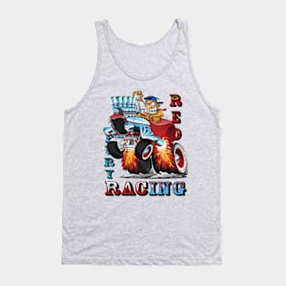 Red Fury Racing Car Tank Top